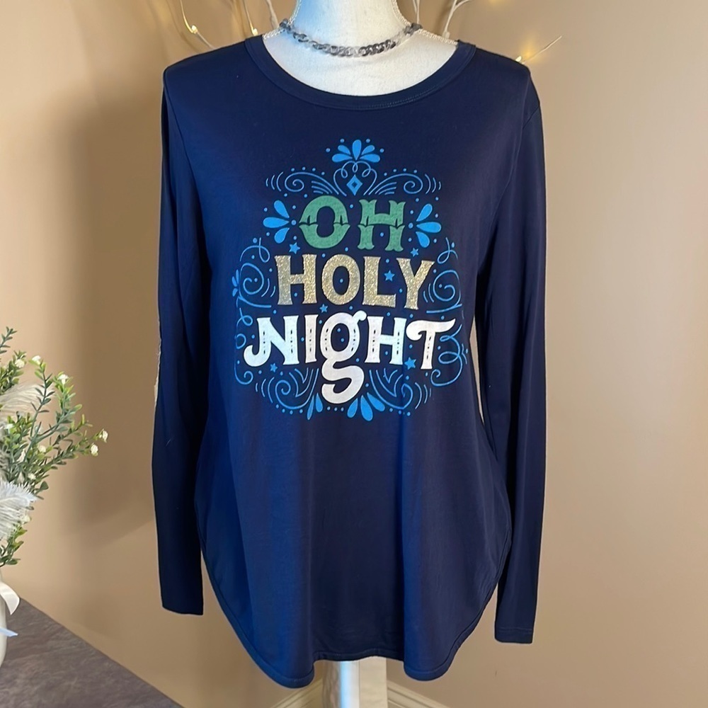 Christmas long sleeve T-shirt. Size Medium.
